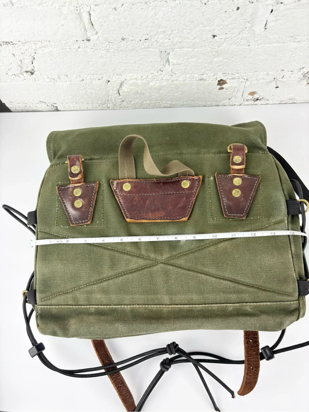 Vintage Duluth Front Portage Pack Olive Canvas Bag